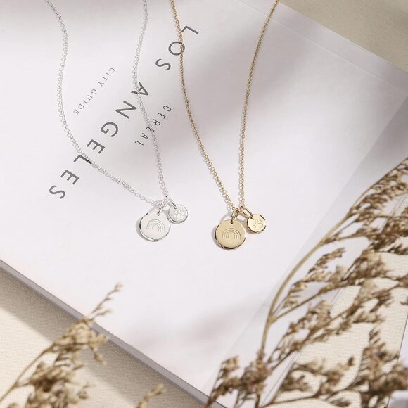 Pet Memorial Necklace Sterling Silver Gold Paw Cross Charm Sympathy Gift - Picture 5 of 6